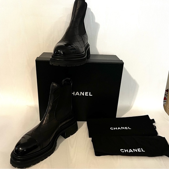 Chanel ankle boot Chelsea boot - Picture 12 of 12